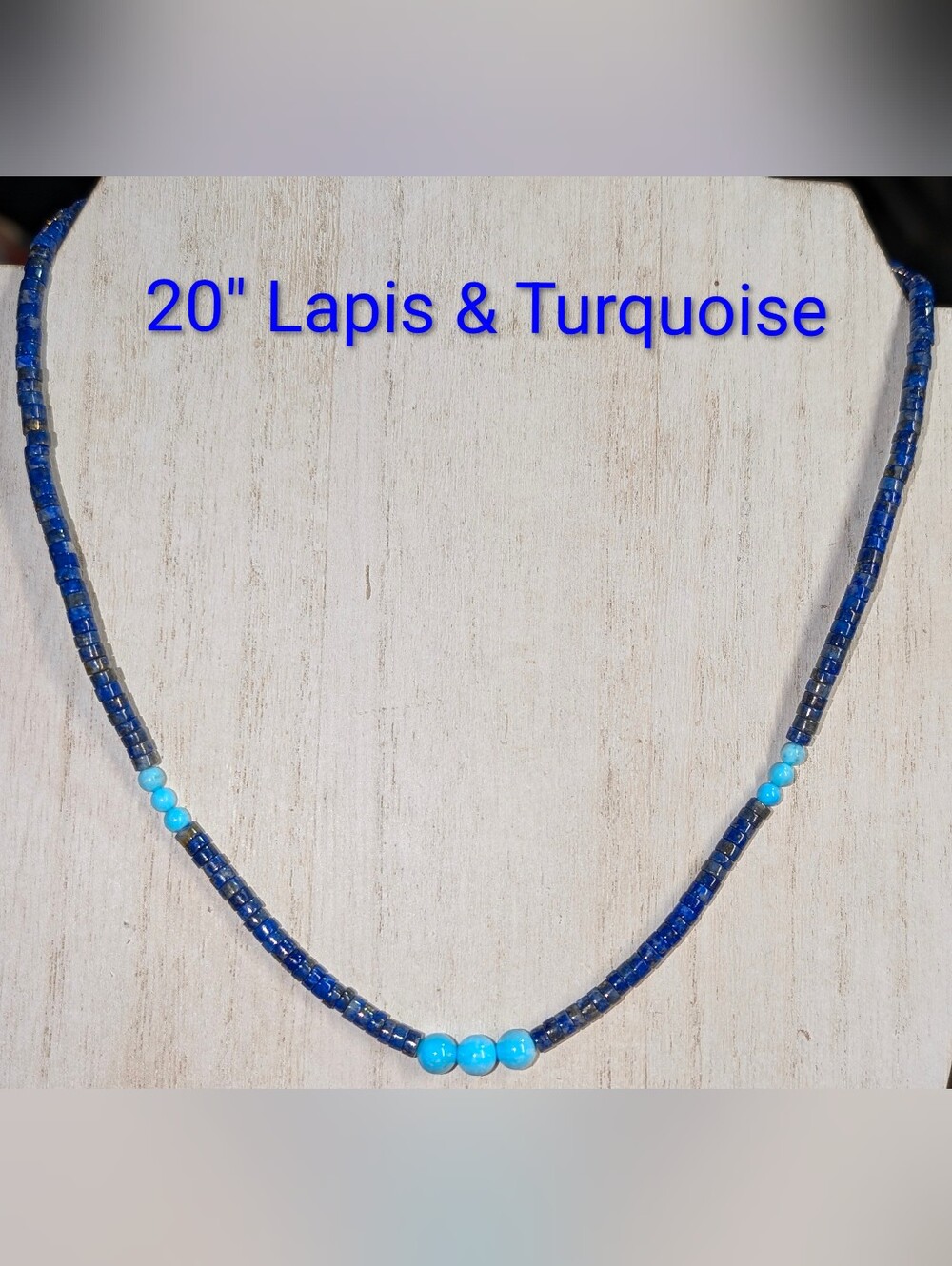 Handmade Lapis Lazuli & Turquoise Necklace